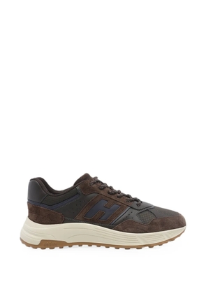 Hogan Hyperlight suede-panel sneakers - Brown