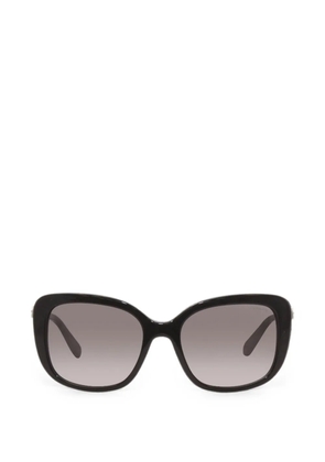 Coach logo-plaque sunglasses - Black