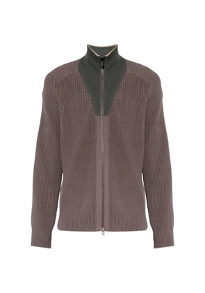 Diesel K-Orio zip-up cardigan - Brown
