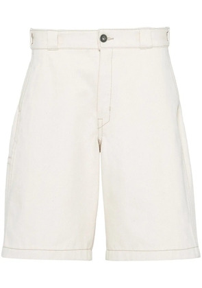 Prada Bull denim bermuda shorts - Neutrals