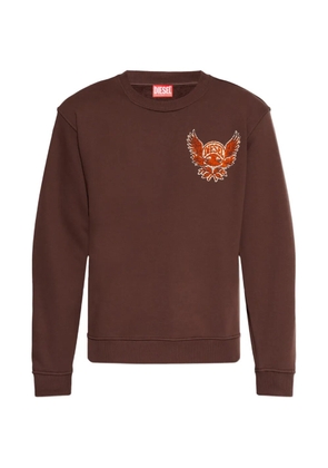 Diesel S-Norm-AA2 graphic-print sweatshirt - Brown