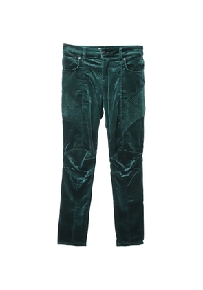 Pierre Balmain Vintage velvet slim-fit trousers - Green