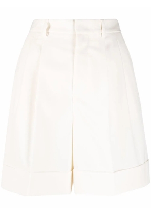 RED Valentino high-waisted tailored shorts - White