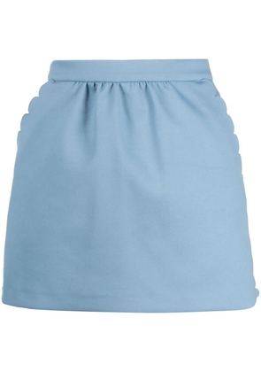 RED Valentino scallop edge skort - Blue