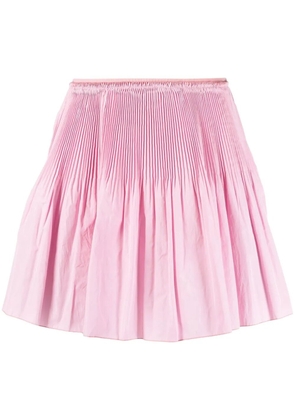 RED Valentino pleated A-line skirt - Pink