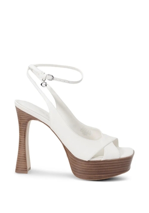 GUESS USA platform ankle-strap sandals - White