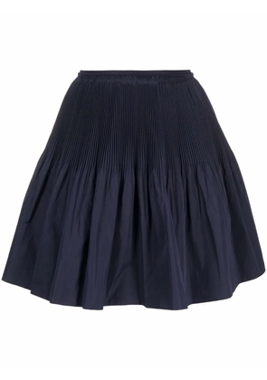 RED Valentino pleated A-line skirt - Blue
