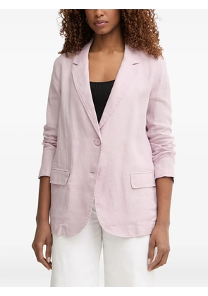 Benetton notch-lapel single-breasted blazer - Pink