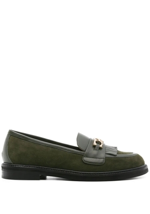Roberto Festa tassel-trimmed suede loafers - Green