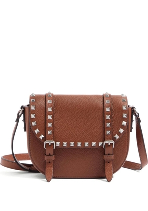Valentino Garavani small Rockstud cross body bag - Brown