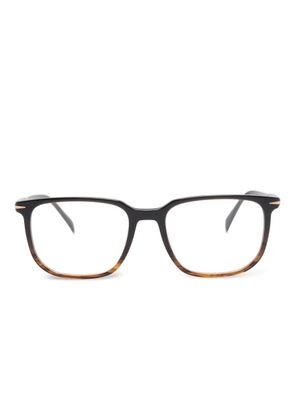 Eyewear by David Beckham square-frame glasses - Brown