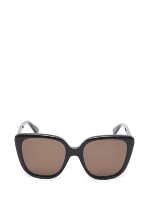 Gucci Pre-Owned square-frame sunglasses - Black