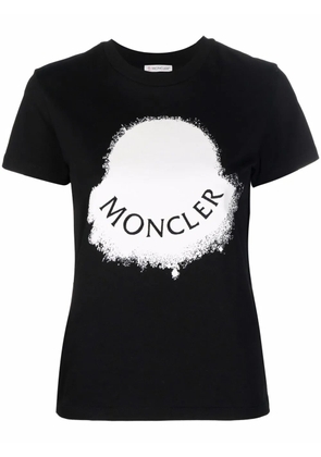 Moncler logo-print cotton T-Shirt - Black