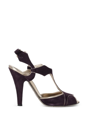 Valentino Garavani Pre-Owned t-strap sandals - Purple