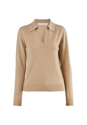 Carolina Herrera polo-collar sweater - Neutrals