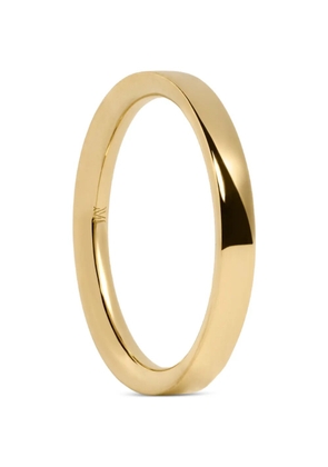 Monica Vinader polished band ring - Gold