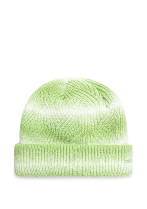 Kangol gradient-effect ribbed-knit beanie hat - Green