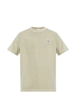 Stone Island logo-patch T-shirt - Green