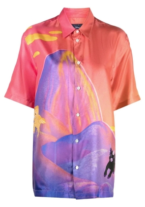 Stella McCartney graphic print short-sleeve shirt - Pink