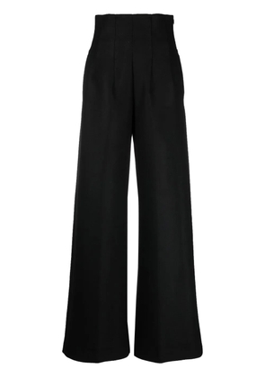 BITE Studios high-waisted wide leg trousers - Black