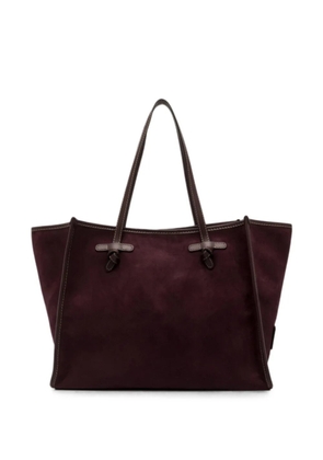 GIANNI CHIARINI Marcella suede tote bag - Red