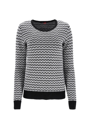 Perfect Moment zig zag sweater - Black
