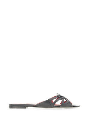 Valentino Garavani Wonderweb VLogo cutout sandals - Black