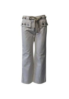 Louis Vuitton Pre-Owned belted jeans - Neutrals