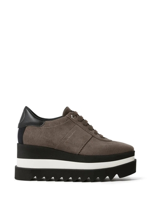 Stella McCartney Elyse platform derby shoes - Brown