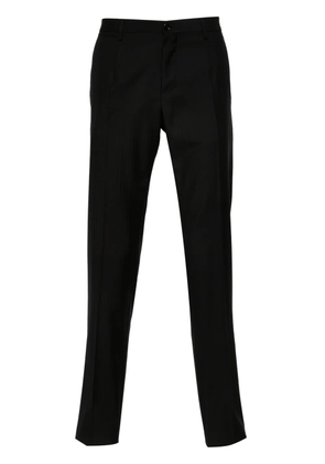 Dolce & Gabbana pressed-crease wool trousers - Black