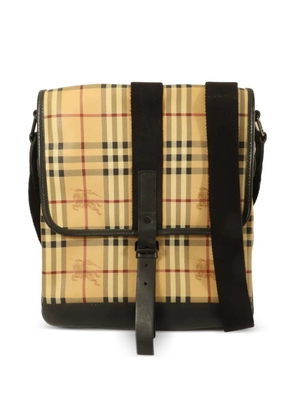 Burberry Pre-Owned Haymarket Check messenger bag - Neutrals
