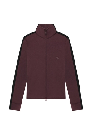 Courrèges logo-patch side-stripe track jacket - Red
