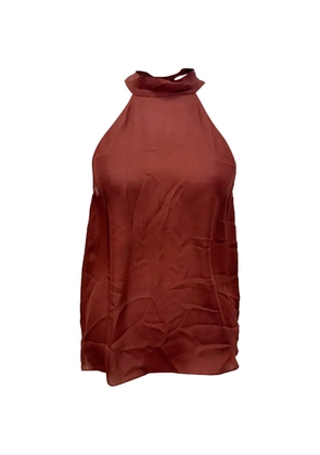 Nili Lotan Alla halterneck top - Brown