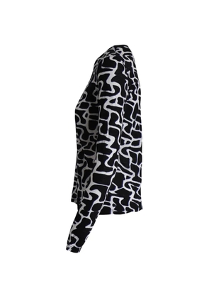 Proenza Schouler printed crew-neck top - Black