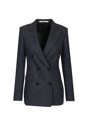 Tagliatore Paris herringbone double-breasted jacket - Grey