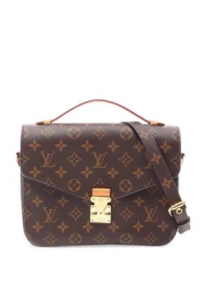 Louis Vuitton Pre-Owned 2018 Monogram Pochette Metis tote bag - Brown