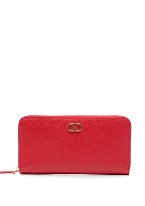 Valentino Garavani VLogo Signature leather wallet - Red