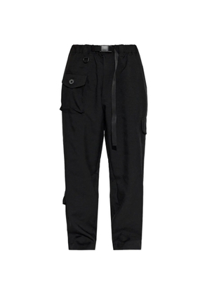 Y-3 belted cargo pants - Black
