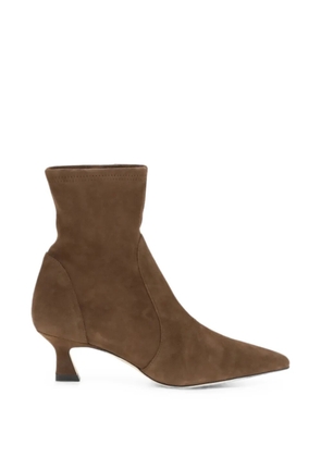 Stuart Weitzman Vinnie pointed-toe ankle boots - Brown