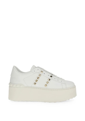 Valentino Garavani Rockstud Untitled lace-up sneakers - White