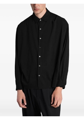 KANEMASA PHIL Artisan long-sleeve shirt - Black