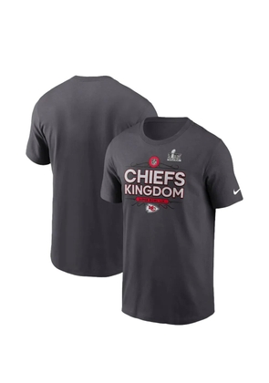 Nike x NFL Anthracite Kansas City Chiefs Super Bowl Local T-shirt - Grey