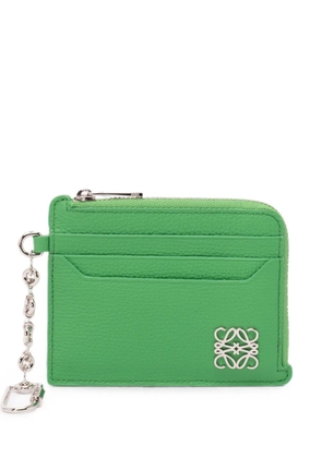 LOEWE Anagram leather coin purse - Green