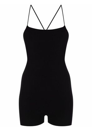 RED Valentino spaghetti-strap bodysuit - Black