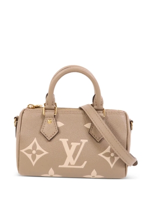 Louis Vuitton Pre-Owned nano Speedy Monogram Empreinte tote bag - Neutrals