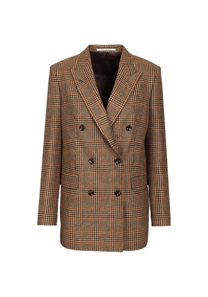 Tagliatore Jasmine Prince of Wales double-breasted jacket - Brown