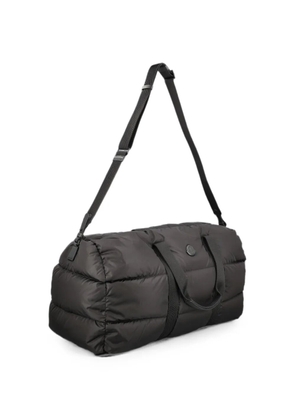 Moncler quilted logo-patch messenger bag - Black