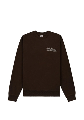 Sporty & Rich Soho logo-print sweatshirt - Brown
