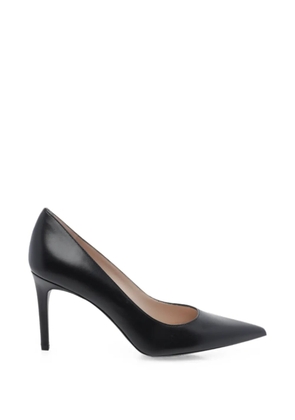 Stuart Weitzman pointed-toe leather pumps - Black