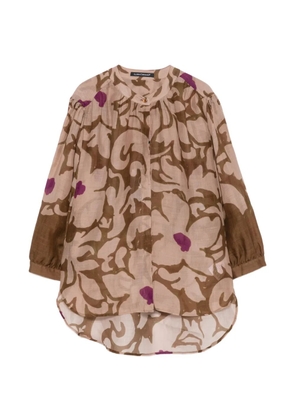 Luisa Cerano floral-print shirt - Pink